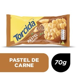 Salgadinho de Trigo Pastel de Carne Torcida Pacote 70g