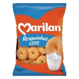 Biscoito Rosquinha Leite Marilan Pacote 400g