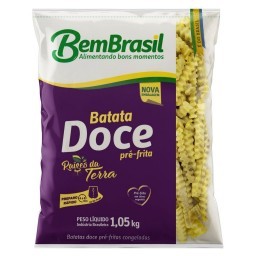 Batata Doce Pré Frita Bem Brasil Pacote 1,050kg