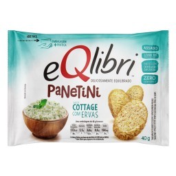 Snack Cottage Com Ervas Eqlibri Panetini Pacote 40G