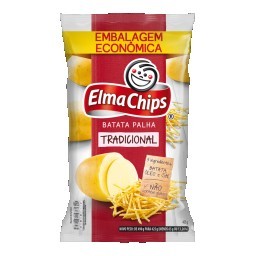 Batata Palha Tradicional Elma Chips Pacote 425g Embalagem Econômica