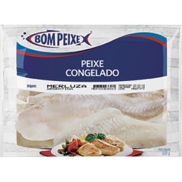 File Merluza congelado BOM PEIXE pacote 500g 