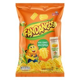 Salgadinho De Milho Mini Espiga ELMA CHIPS Fandangos Sabor Queijo Pacote 90g