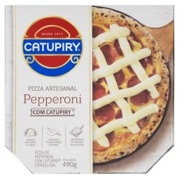 Pizza Pepperoni Artesanal Catupiry Caixa 490g