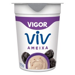 Iogurte Integral VIGOR Viv Sabor Polpa De Ameixa Pote 170g