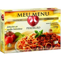 Fettucine ao Molho Bolonhesa Meu Menu PERDIGÃO Caixa 350g