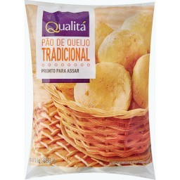 Pão de Queijo Tradicional QUALITÁ Pacote 400g