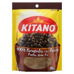 Pimenta do Reino Preta em Pó KITANO Pacote 15g