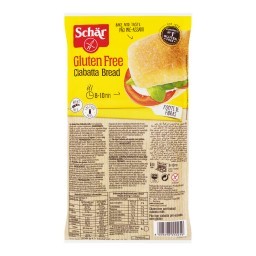 Pão Ciabatta sem Glúten Zero Lactose SCHÄR Bandeja 200g