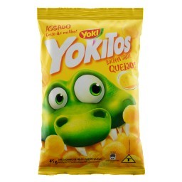 Salgadinho de Milho Sabor Queijo Bolinha YOKITOS Pacote 45g