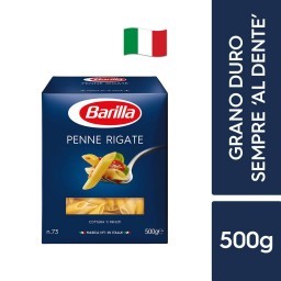 Massa de Sêmola Penne Rigate nº 73 Barilla Caixa 500g