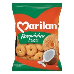 Biscoito Rosquinha Coco Marilan Pacote 400g