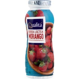 Bebida Láctea Fermentada QUALITÁ Morango Garrafa 160g