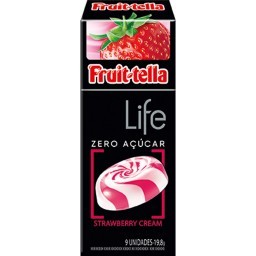 Bala Sabor Morango FRUIT-TELLA Caixa 19G