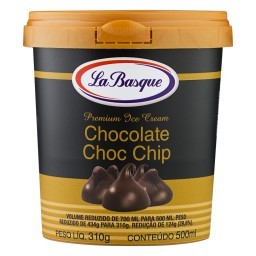 Sorvete Chocolate Choc Chip LA BASQUE Pote 500ml