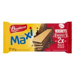 Biscoito BAUDUCCO Wafer Maxi de Chocolate Pacote 117g