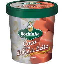 Sorvete Coco com Doce de Leite ROCHINHA 500ml