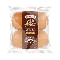 Pão Para Hambúrguer WICKBOLD Do Forno Sabor Brioche Premium Pacote 320g