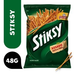 Palitinho Salgado Elma Chips Stiksy Pacote 48g