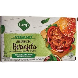 Vegburguer de Berinjela com Castanha-de-Caju e Gergelim TAEQ 400g