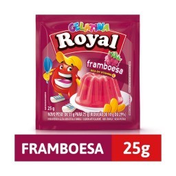 Gelatina em Pó Sabor Framboesa ROYAL 35g