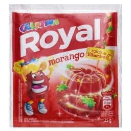 Gelatina em Pó Sabor Morango ROYAL 35g