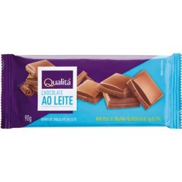 Barra de Chocolate ao Leite Qualitá 90g