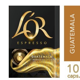 Cápsulas de Café L'OR Espresso Guatemala com 10