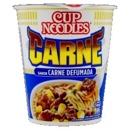 Massa Instantânea Carne Defumada Nissin Cup Noodles Copo 69g