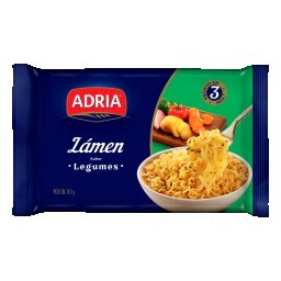 Macarrão Instantâneo Lámen Legumes Adria Pacote 74,3g