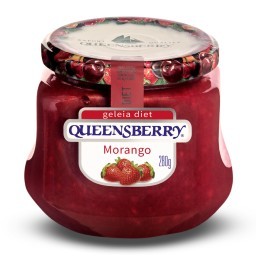 Geléia De Morango QUEENSBERRY Diet Pote 280g