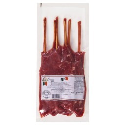 Espetinho De Carne Bovina Temperada Resfriada LA SERRA Pacote 500g