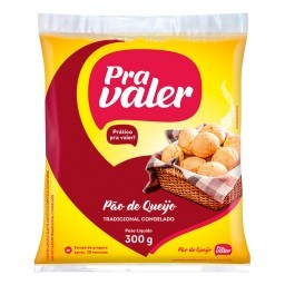 Pão de Queijo Tradicional PRA VALER Pacote 300g