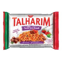 Macarrão Instantâneo Talharim NISSIM Sabor Carne com Tomate 99g