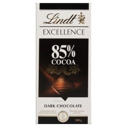 Chocolate Suíço 85% Cocoa LINDT Excellence Barra 100g