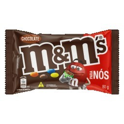 Confeito Chocolate Ao Leite M&Ms 80g