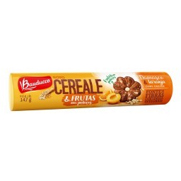 Biscoito Integral CEREALE FrutasDamasco e Laranja 147g - BAUDUCCO