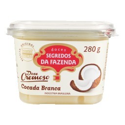 Cocada Branca Cremosa SEGREDOS DA FAZENDA Pote 280g