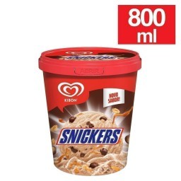 Sorvete Snickers Kibon 800ml