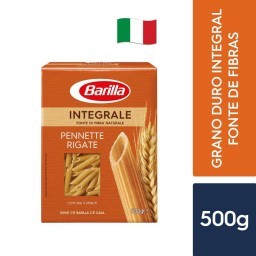 Macarrão Italiano Integral Penne Rigate BARILLA Caixa 500g