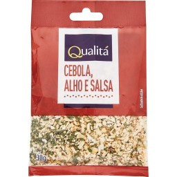 Cebola Alho e Salsa QUALITÀ Pacote 30g