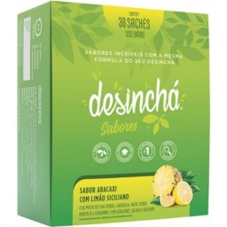 Desinchá Sabor Abacaxi com Limão Siciliano com 30 Sachês