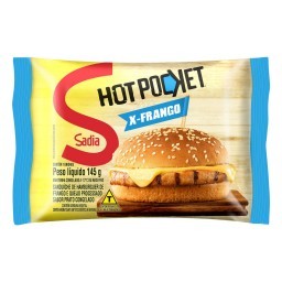 Sanduíche X Frango Hot Pocket SADIA 145g