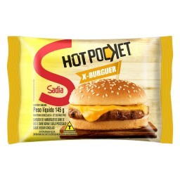 Sanduíche X Burguer Hot Pocket SADIA 145g