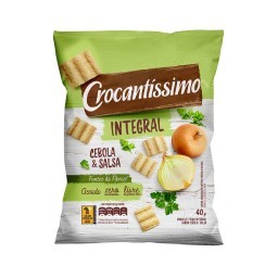 CROCANTISSIMO INTEGRAL CEBOLA E SALSA 40G