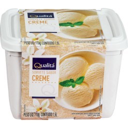 Sorvete de Creme QUALITÁ Pote 1,5 Litros