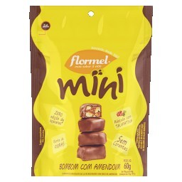 Mini Bombom com Amendoim FLORMEL 60g