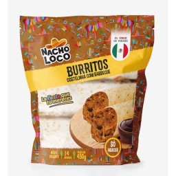 Burritos Nacho Loco Costelinha com Barbecue 450g