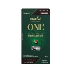 Cápsulas De Café Orgânico NATIVE One Intenso Caixa 10 Unidades 50g