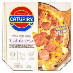 Pizza Artesanal CATUPIRY Sabor Calabresa Caixa 520g